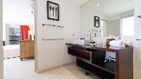 cool bedroom with en-suite bath in Saint Barth Luxury Villa Eclipse holiday home, vacation rental