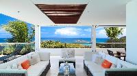 cool lanai of Saint Barth Luxury Villa Eclipse holiday home, vacation rental
