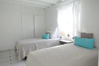 pristine bedding in Saint Barth Villa Idalia luxury holiday home, vacation rental