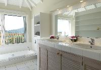 clean bathroom in Saint Barth Villa Idalia luxury holiday home, vacation rental