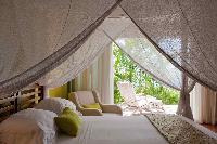 clean bed sheets in Saint Barth Villa Samsara luxury holiday home, vacation rental