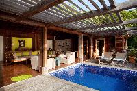 fun poolside of Saint Barth Villa Samsara luxury holiday home, vacation rental