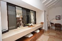 neat interiors of Saint Barth Luxury Villa Amancaya Estate vacation rental
