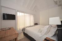 pristine pillows and bed sheets in Saint Barth Luxury Villa Amancaya Estate vacation rental
