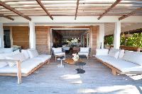 cool lanai of Saint Barth Luxury Villa Amancaya Estate vacation rental