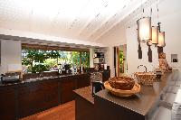 cool kitchen of Saint Barth Luxury Villa Amancaya Estate vacation rental