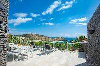 beautiful terrace of Saint Barth Villa Cacao luxury home, vacation rental