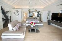 cool living room in Saint Barth Villa Cacao luxury home, vacation rental