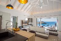 cool sea view from the balcony of Saint Barth Villa Cacao luxury home, vacation rental