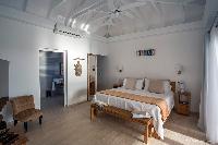 fresh bedroom linens in Saint Barth Villa Cacao luxury home, vacation rental