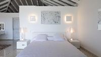 crisp bed sheets in Saint Barth Villa Prestige holiday home, luxury vacation rental