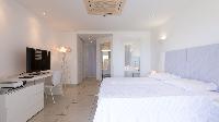 fresh bedroom linens in Saint Barth Villa Prestige holiday home, luxury vacation rental