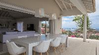 cool lanai of Saint Barth Villa Prestige holiday home, luxury vacation rental