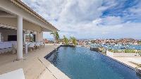 cool poolside of Saint Barth Villa Prestige holiday home, luxury vacation rental