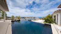 cool swimming pool of Saint Barth Villa Prestige holiday home, luxury vacation rental
