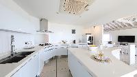 cool kitchen of Saint Barth Villa Prestige holiday home, luxury vacation rental