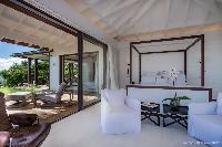airy and sunny Saint Barth Luxury Villa Blanc Bleu holiday home, vacation rental