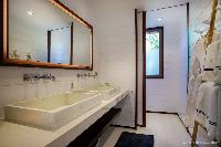 clean bathroom in Saint Barth Luxury Villa Blanc Bleu holiday home, vacation rental