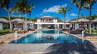 cool swimming pool of Saint Barth Luxury Villa Blanc Bleu holiday home, vacation rental