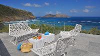 cool balcony of Saint Barth Luxury Villa Eranos holiday home, vacation rental