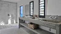 cool shower area in Saint Barth Luxury Villa Eranos holiday home, vacation rental