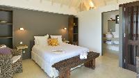 pristine bedding in Saint Barth Villa Jali luxury holiday home, vacation rental