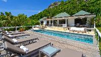 cool poolside of Saint Barth Villa Jali luxury holiday home, vacation rental