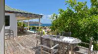 cool terrace of Saint Barth Villa Jali luxury holiday home, vacation rental