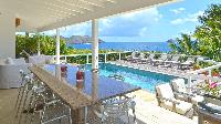 cool swimming pool of Saint Barth Villa Jali luxury holiday home, vacation rental