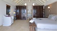 clean bedroom linens in Saint Barth Villa Jali luxury holiday home, vacation rental