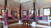 cool living room of Saint Barth Villa Lezard Palace luxury holiday home, vacation rental