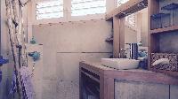 clean bathroom in Saint Barth Villa Lezard Palace luxury holiday home, vacation rental