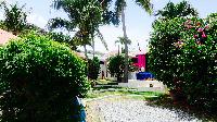 lovely garden of Saint Barth Villa Lezard Palace luxury holiday home, vacation rental