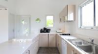 cool kitchen cabinets at Saint Barth Villa Wild Blue Estate luxury holiday home, vacation rental