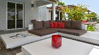 cool lanai of Saint Barth Luxury Villa Evan holiday home, vacation rental
