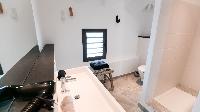 clean toilet and bath in Saint Barth Villa Coco luxury apartment, holiday home, vacation rental