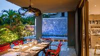 cool patio of Saint Barth Luxury Villa Fourchue holiday home, vacation rental