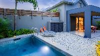 cool swimming pool of Saint Barth Villa Nevis luxury holiday home, vacation rental