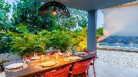 cool garden of Saint Barth Villa Nevis luxury holiday home, vacation rental