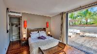 fresh bedroom linens in Saint Barth Villa K luxury holiday home, vacation rental