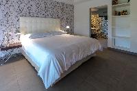crisp bed sheets in Saint Barth Villa Datcha Estate luxury holiday home, vacation rental