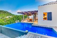 cool swimming pool of Saint Barth Villa Datcha Estate luxury holiday home, vacation rental