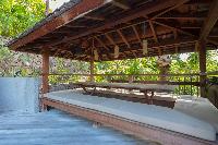 cool cabana of Saint Barth Villa Lama Estate luxury holiday home, vacation rental