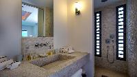 clean lavatory in Saint Barth Villa Palm Springs holiday home, vacation rental