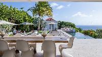 airy and sunny Saint Barth Villa Palm Springs holiday home, vacation rental