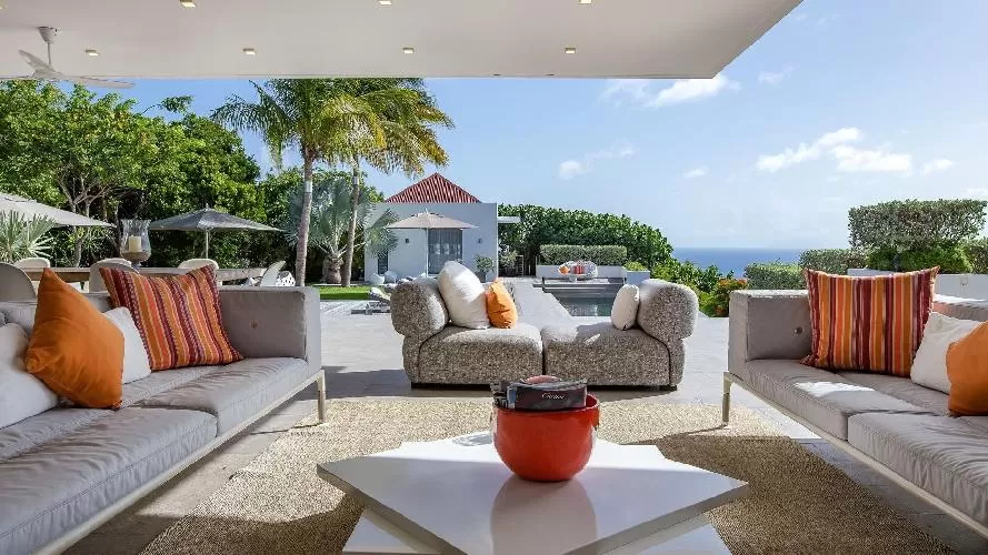 impeccable Saint Barth Villa Palm Springs holiday home, vacation rental