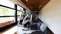 cool gym at Saint Barth Villa Silver Rainbow luxury holiday home, vacation rental