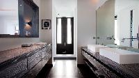swanky bathroom in Saint Barth Luxury Villa Eternity holiday home, vacation rental