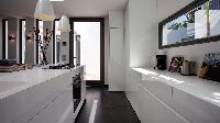 swanky kitchen of Saint Barth Luxury Villa Eternity holiday home, vacation rental