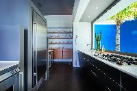 modern kitchen appliances in Saint Barth Villa Nirvana holiday home, luxury vacation rental